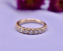 Load image into Gallery viewer, Vintage 14K Yellow Gold 1.00cts Diamond Anniversary Band
