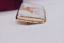 Load image into Gallery viewer, Vintage 12 Karat Solid Gold Rebecca At The Well Countryside Antique Cameo Brooch
