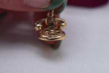 Load image into Gallery viewer, 14K Yellow Gold Rotary Animated I Love U Phone Vintage Charm or Pendant
