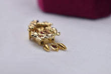 Load image into Gallery viewer, Vintage 14k Gold Movable Animated 3D Cuckoo Clock Charm
