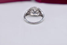 Load image into Gallery viewer, Vintage 18K White Gold 0.15cts Art Deco Old Mine Cut Diamond Engagement Ring
