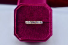 Load image into Gallery viewer, Vintage 14K Yellow Gold Channel Set 1.10cts Diamond Wedding Band
