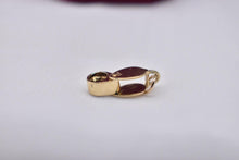 Load image into Gallery viewer, Vintage 14k Gold Animated Sapphire Jewelers Loupe Charm
