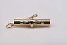 Load image into Gallery viewer, Vintage 14K Yellow Gold Diploma Graduation Charm
