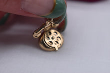 Load image into Gallery viewer, 14K Yellow Gold Rotary Animated I Love U Phone Vintage Charm or Pendant
