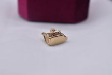 Load image into Gallery viewer, Vintage 1950s 14k Yellow Gold Animated Wedding Chapel Charm With Bride &amp; Groom Inside
