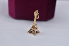 Load image into Gallery viewer, Vintage 14K Yellow Gold Eiffel Tower Charm

