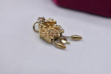 Load image into Gallery viewer, Vintage 14k Gold Animated 3D Cuckoo Clock Charm

