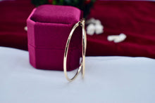 Load image into Gallery viewer, Reserved Listing Two Items Vintage 14K Yellow Gold Fancy Interlocking Heart Necklace &amp; Yellow Gold Classic Hoop Earrings
