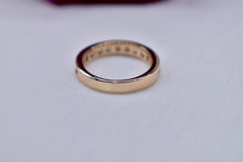 Load image into Gallery viewer, Vintage 14K Yellow Gold Channel Set 1.10cts Diamond Wedding Band
