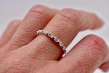 Load image into Gallery viewer, Neil Lane 14K White Gold Diamond Marquise Diamond Wedding Band
