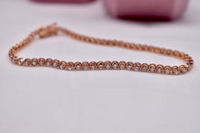Load image into Gallery viewer, One 14K Rose Gold Brand New 2.00cts Natural Diamond Tennis Bracelet
