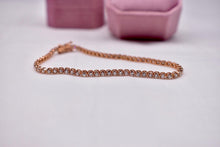 Load image into Gallery viewer, One 14K Rose Gold Brand New 2.00cts Natural Diamond Tennis Bracelet
