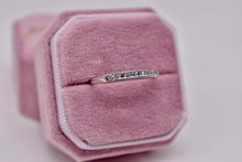 Load image into Gallery viewer, Vintage Art Deco 18K White Gold Single Cut Diamond Channel Set Band
