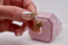 Load image into Gallery viewer, 14K Yellow Gold Animated Rickshaw Vintage Charm or Pendant
