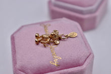 Load image into Gallery viewer, Vintage Disneyland Walt Disney Productions 14K Yellow Gold Mickey Mouse 3D Charm
