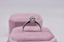 Load image into Gallery viewer, Art Deco 14K White Gold Diamond Illusion Engagement Ring 0.45cts
