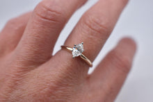 Load image into Gallery viewer, Vintage 14K Yellow Gold Solitaire 0.36cts Marquise Diamond Engagement Ring
