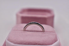 Load image into Gallery viewer, Vintage Art Deco Platinum Square Cut Channel Set Sapphire &amp; Diamond Eternity Band
