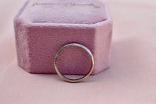 Load image into Gallery viewer, Platinum Art Deco Very Worn Hand Engraved Wedding Band – Vintage Ring
