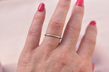 Load image into Gallery viewer, Platinum Art Deco Very Worn Hand Engraved Wedding Band – Vintage Ring
