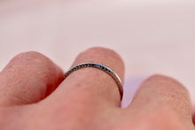 Load image into Gallery viewer, Platinum Art Deco Very Worn Hand Engraved Wedding Band – Vintage Ring

