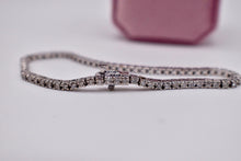 Load image into Gallery viewer, 14K White Gold Vintage Round 2.00cts Natural Diamond Classic Style Tennis Bracelet
