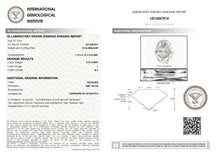 Load image into Gallery viewer, 14K White Gold Double Halo IGI Certified 1.30cts Lab Grown Oval Diamond Engagement Ring
