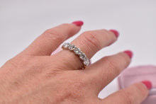 Load image into Gallery viewer, 18K Yellow Gold &amp; Platinum Vintage 1.50cts Five Stone Natural Diamond Anniversary Band
