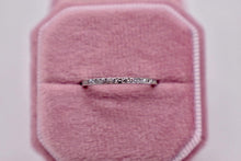 Load image into Gallery viewer, Vintage Art Deco Platinum Natural Diamond Channel Set Eternity Band
