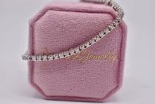 Load image into Gallery viewer, 14K White Gold Vintage Round 2.00cts Natural Diamond Classic Style Tennis Bracelet
