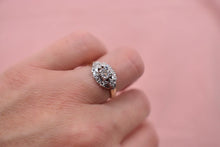 Load image into Gallery viewer, Reserved Listing for three Items Vintage 14K White Gold Art Deco Transitional Cut Diamond Three Stone Engagement Ring
