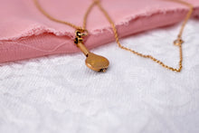 Load image into Gallery viewer, Vintage 14K Yellow Gold Fado (Portuguese Guitar) Charm Necklace
