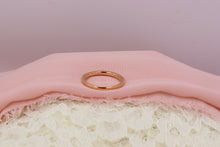 Load image into Gallery viewer, Vintage 14K Rose Gold Diamond Wedding Band

