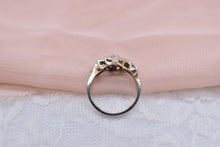 Load image into Gallery viewer, Art Deco 14K White Gold Unique Design Diamond Ring
