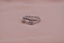 Load image into Gallery viewer, 14K White Gold Vintage Diamond Enhancer Wrap
