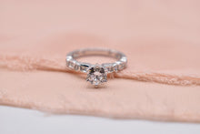Load image into Gallery viewer, Diamond Engagement Ring GIA Certified 1.68cts 18K White Gold
