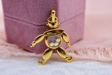Load image into Gallery viewer, Authentic 18K Yellow Gold Chopard Animated Moveable Clown Pendant/Charm
