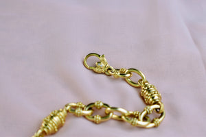 Reserved Listing Fourth Payment Genuine Judith Ripka Statement 18K Solid Yellow Gold Diamond Link Bracelet