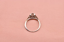 Load image into Gallery viewer, Vintage 18K White Gold Art Deco Old European Cut Diamond Engagement Ring
