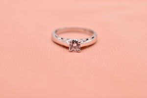 Vintage Na Hoku Brand Diamond Solitaire Engagement Ring